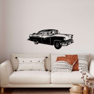 Personalized Vintage Car Metal Wall Art