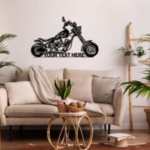 Personalized Chopper Metal Wall Art