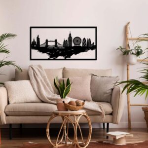 Personalized London Metal Wall Art