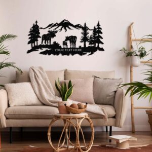 Personalized Moses Family Metal Wall Art
