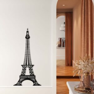 Eiffel Tower Metal Wall Art Paris Themed