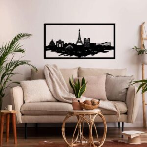 Paris Skyline Metal Wall Art