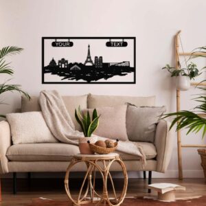 Personalized Paris Metal Wall Art