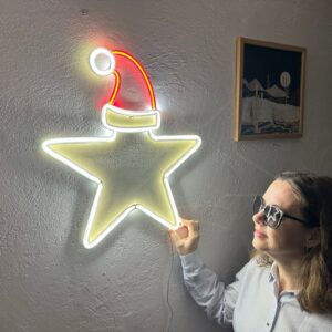 Christmas Star Neon Sign