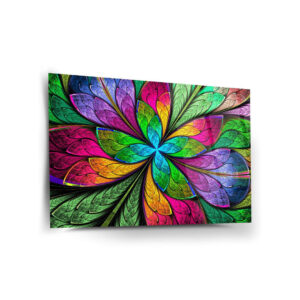 Etgdecor Running Horse Tempered Glass Wall Art