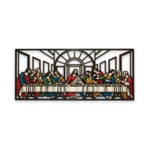 Laser Cut Last Supper Metal Wall Art
