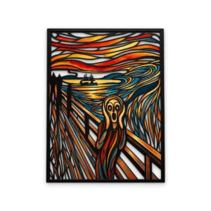 The Scream Metal Wall Art