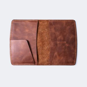 Genuine Leather Passport Wallet Cover